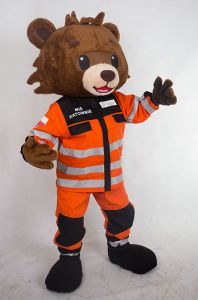Przebranie maskotki szyte na zamówienie Mis Ratowniś.