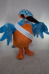 Maskotka chodząca na zamówienie Zimorodek