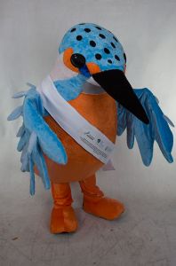 Przebranie maskotki na zamówienie Zimorodek.