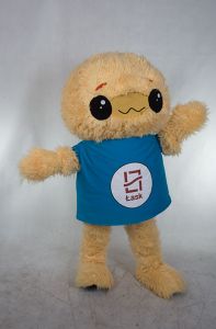 Wielka maskotka gminy Łask