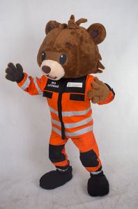 Strój maskotki na zamówienie Mis Ratownik